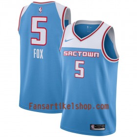 Sacramento Kings Trikot De'Aaron Fox 5 2018-19 Nike City Edition Blau Swingman - Herren
